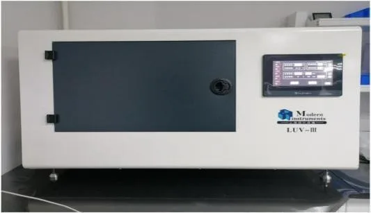 Laboratory test station for coating sample evaluation