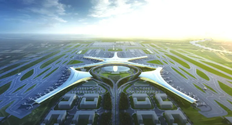 Airport terminal environment in an application environment