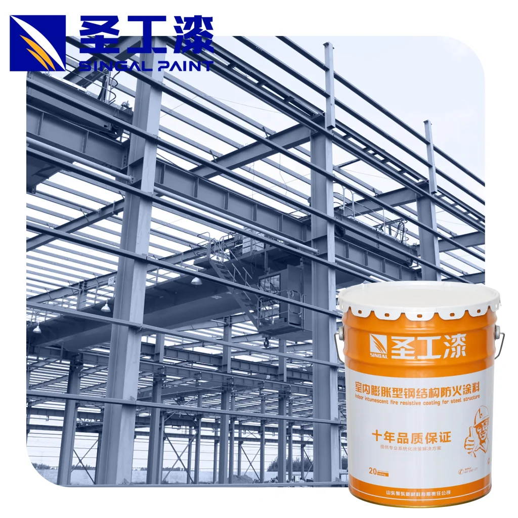 WB All-Purpose Fireproof Coating Acrylic Paint for Home and Business — Outdoor Water-based Intumescent
