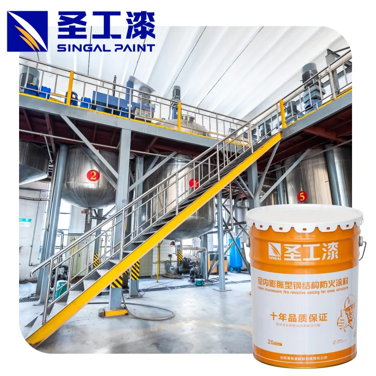WB Fireproof Coating Acrylic Paint — Outdoor Water-based Intumescent