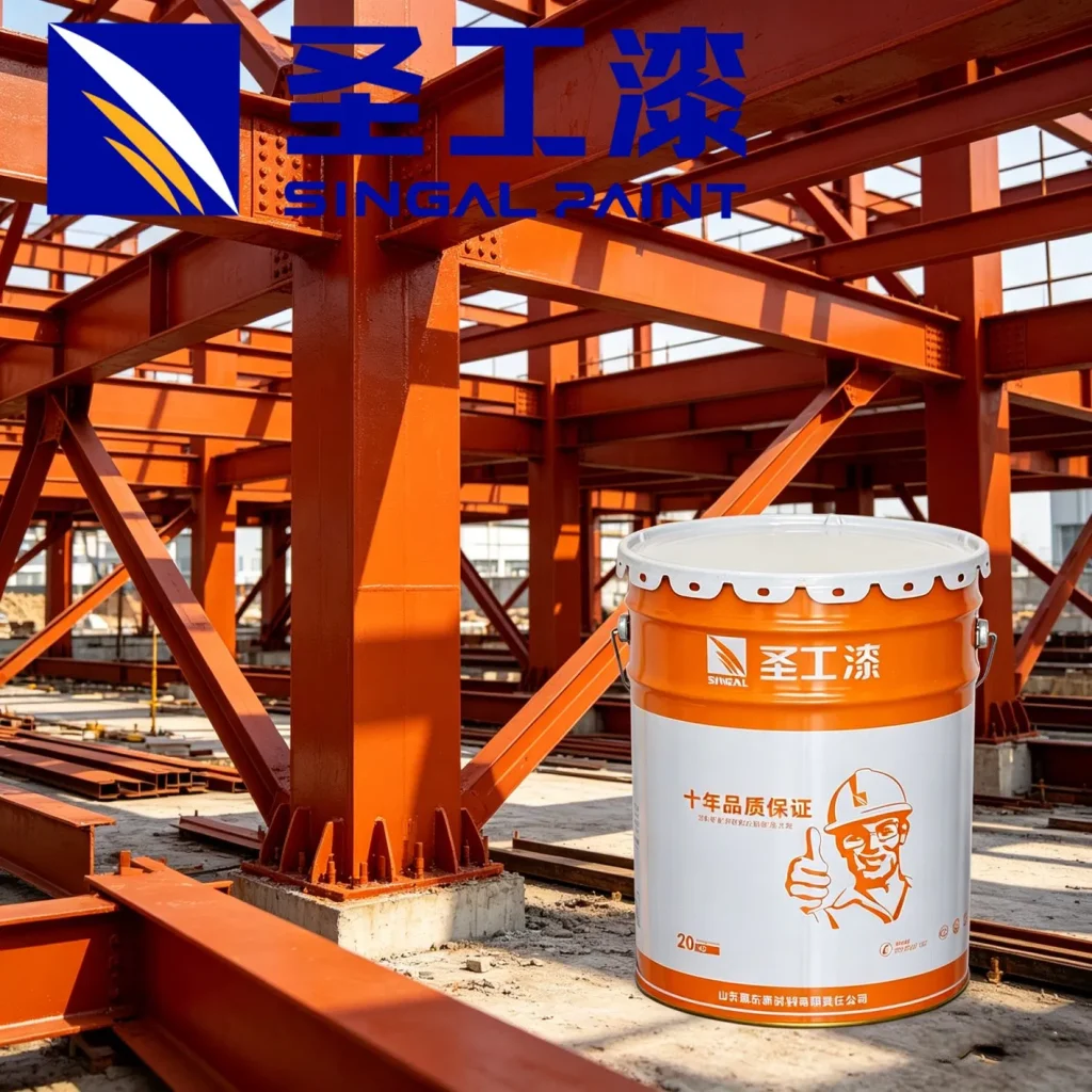 WB Water-Based Intumescent Coating: Fire-Resistive & Decorative Finish for Steel Structures — Outdoor