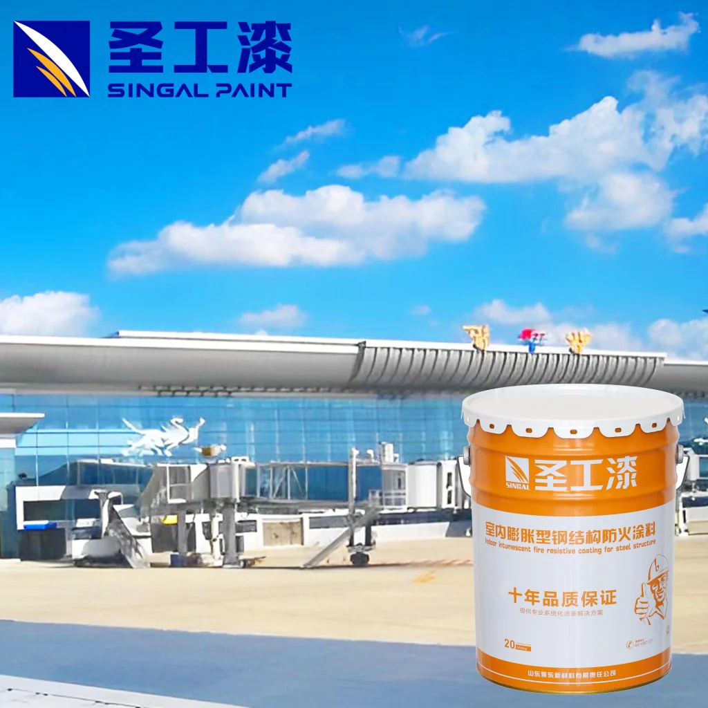 WB Multi-Surface Fireproof Coating Acrylic Paint for Diverse Applications — Outdoor Water-based Intumescent