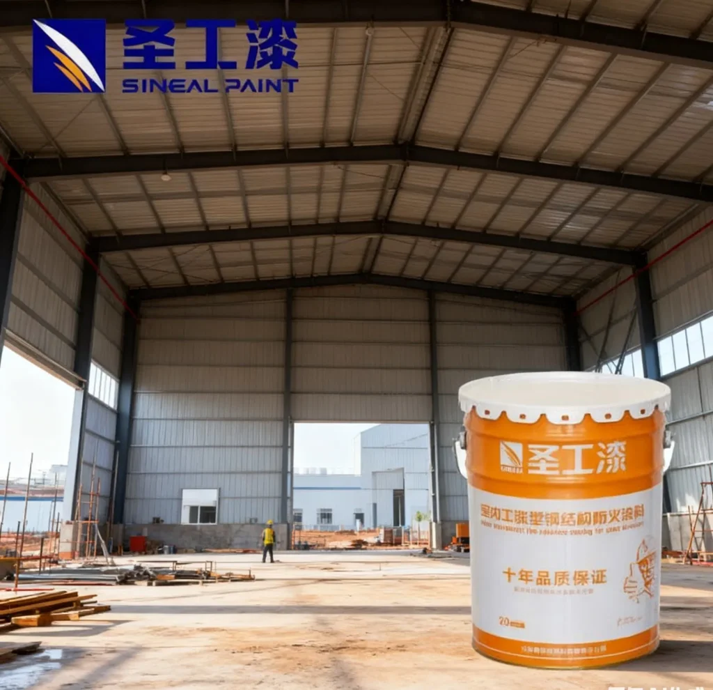 WCB Solvent-Based Fireproof Coating Fire Retardant Paint for Steel Structures — Outdoor Acrylic Intumescent