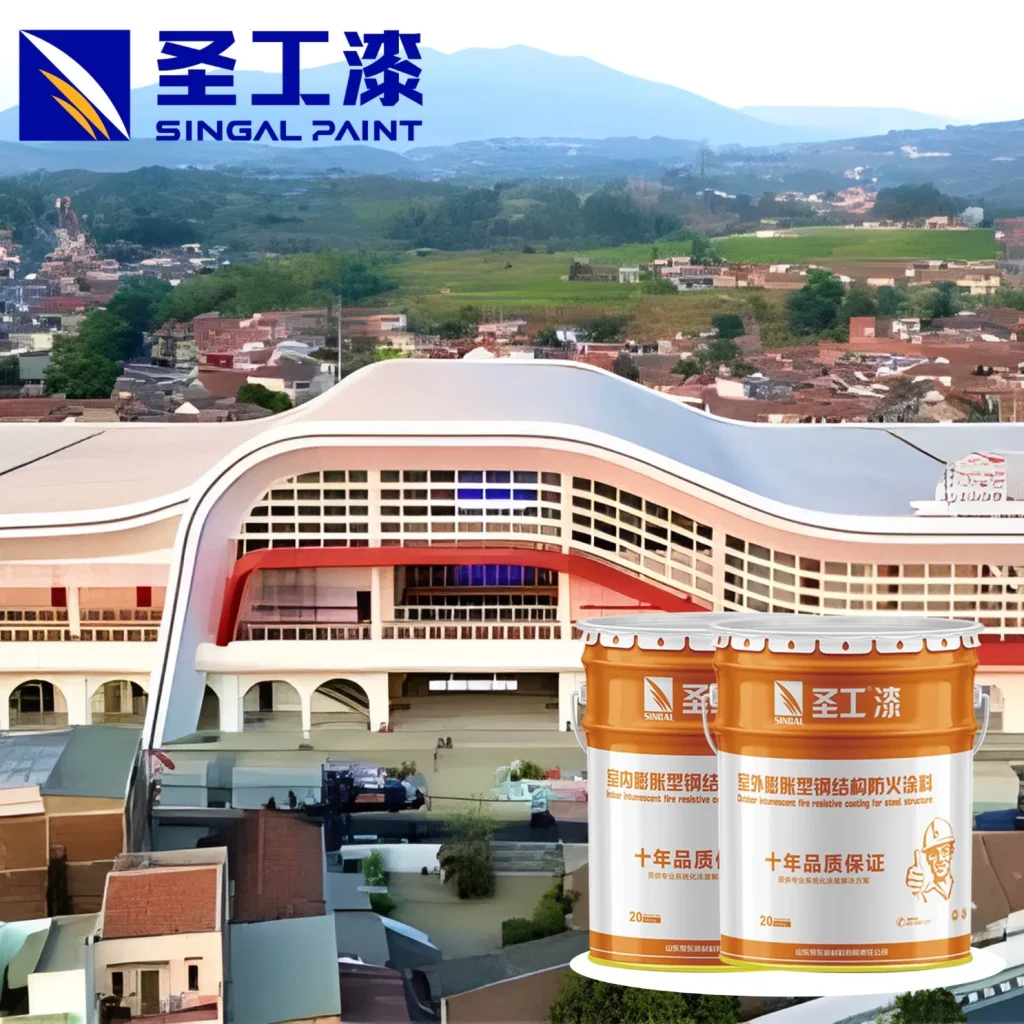 WCB Fire Retardant Painting Fire Proof Paint for Wood — Outdoor Solvent-based Acrylic Intumescent