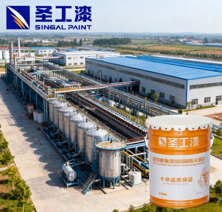 WB Waterborne Fireproof Coating Acrylic Paint for Steel Structure — Outdoor Water-based Intumescent