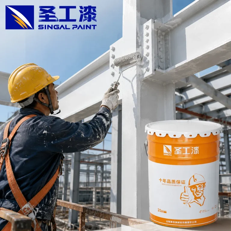 WB Heavy-Duty Acrylic Paint Coating for Industrial Applications — Outdoor Water-based Intumescent Fireproof Coating