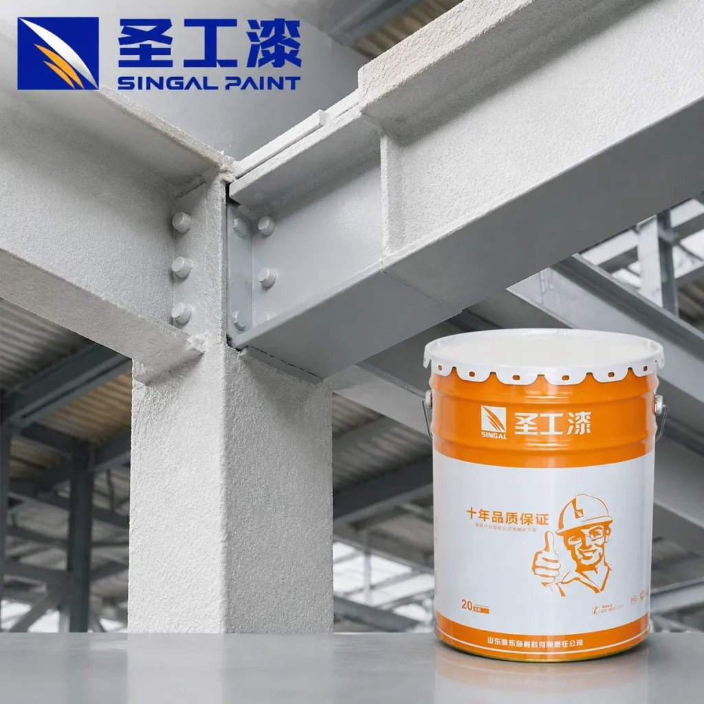 WCB Strong Intumescent Coating for Fireproofing Steel Structures Outdoors — Solvent-based