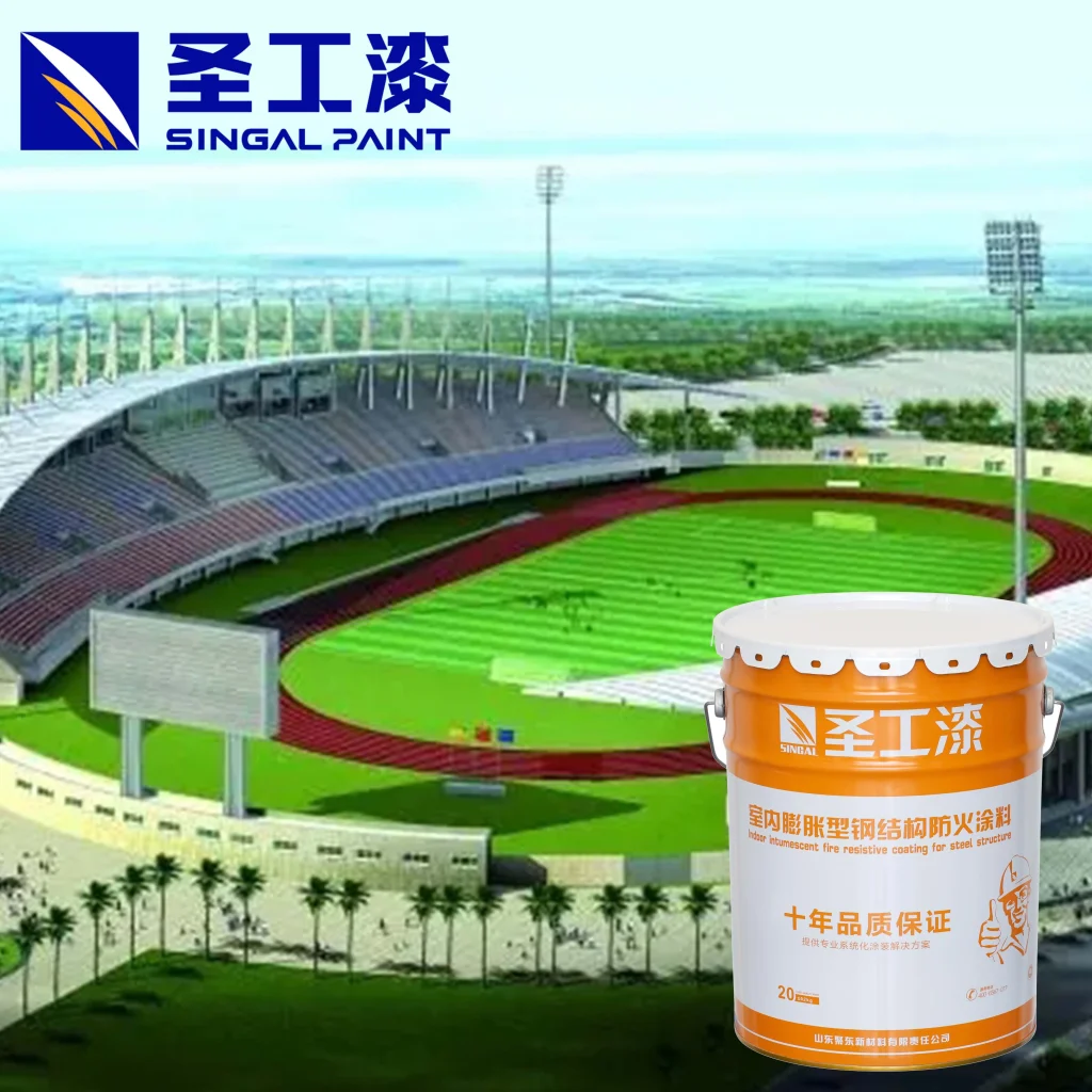 WB Quick-Drying Fireproof Coating Acrylic Paint for Fast Applications — Outdoor Water-based Intumescent