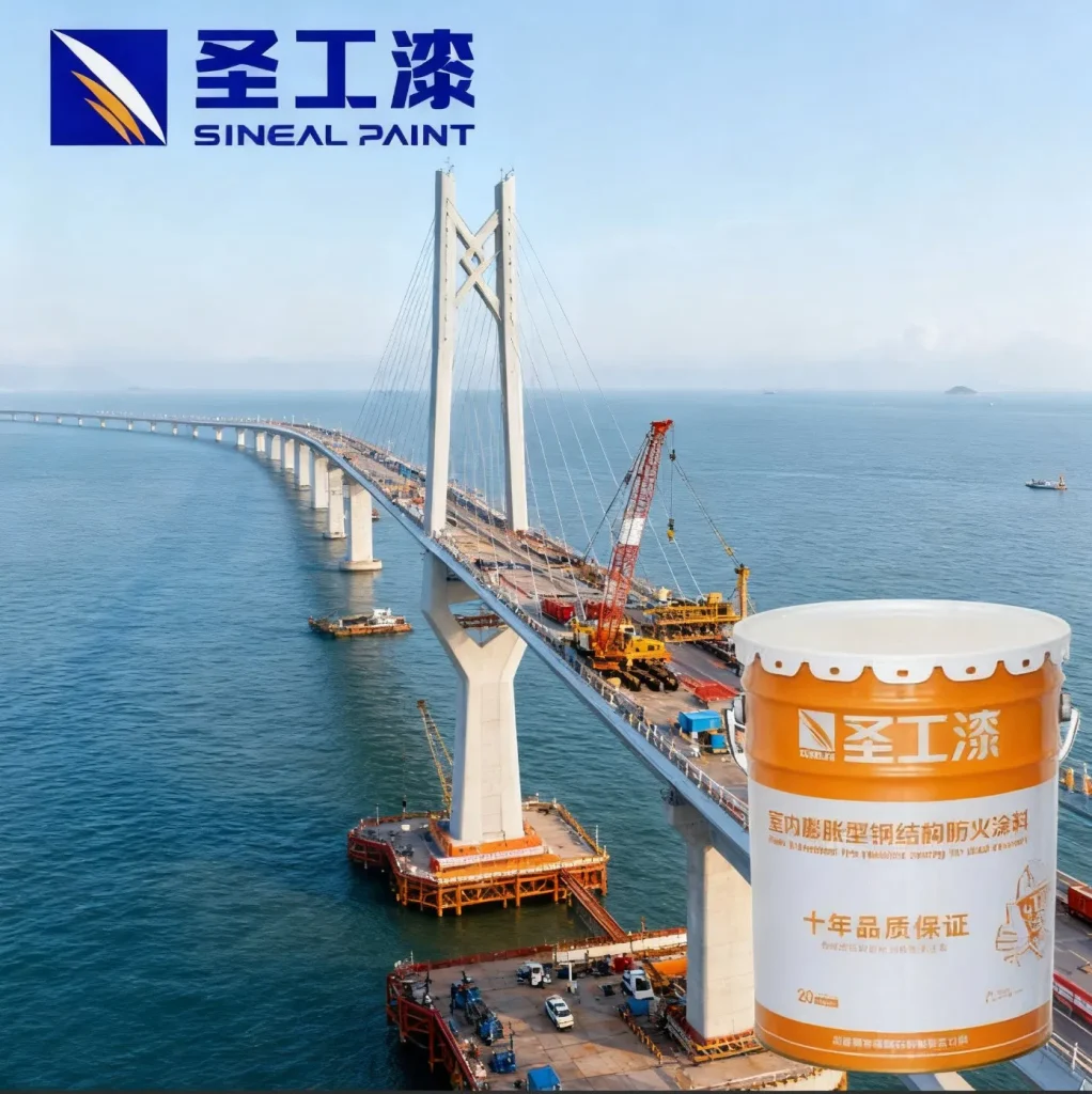 WB All-Purpose Fireproof Weather Resistance Coating Acrylic Paint — Outdoor Water-based Intumescent