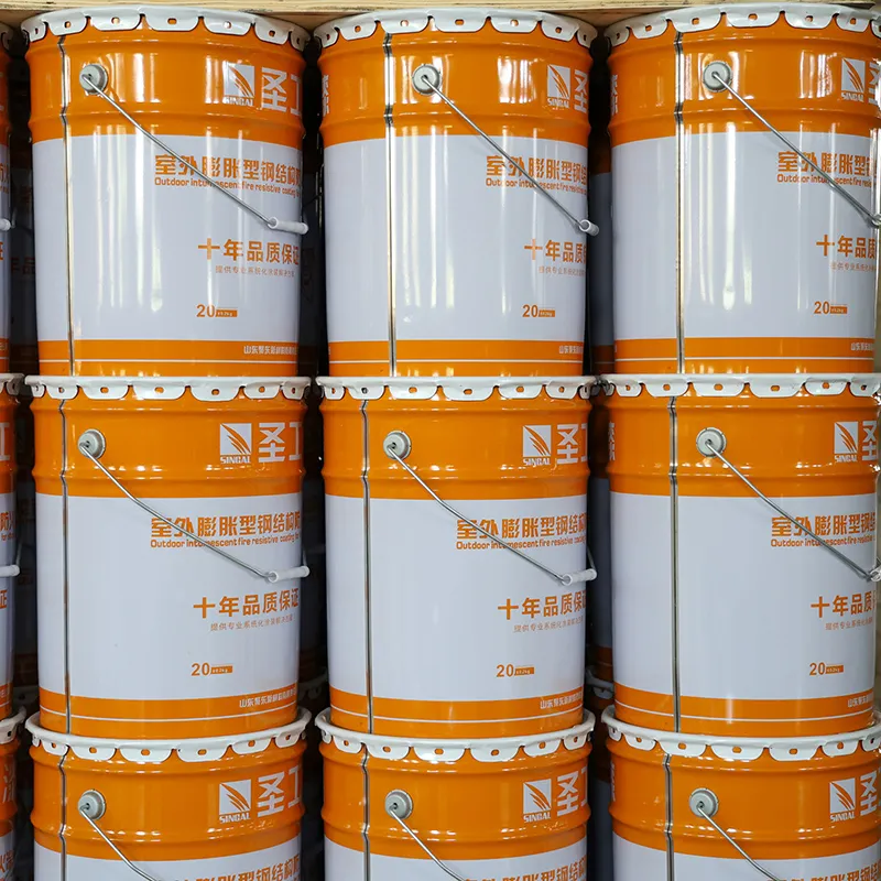 WB Outdoor Intumescent Coating High-Build Fire-Retardant Coating for Steel Structure — Water-based Acrylic
