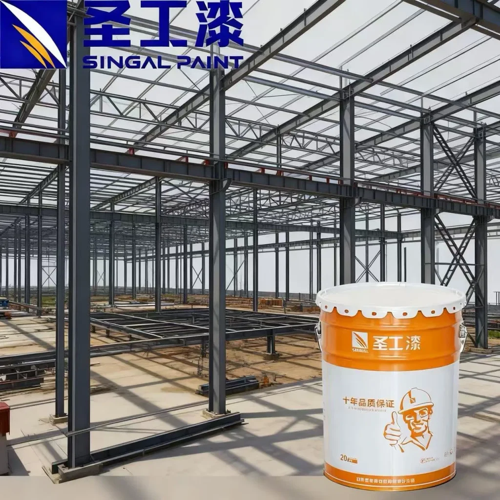 Epoxy Glass Flake Intermediate Paint (two-component) Consists of Epoxy Resin, Glass Flakes, Additives, Solvents, etc
