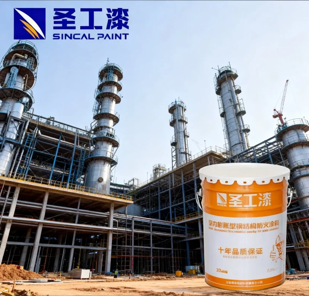 WB Water Based Intumescent Fireproof Coating Outdoor Fire Resistive Coating — Acrylic