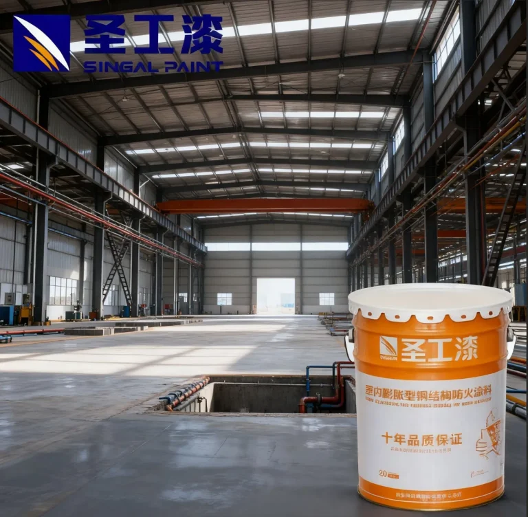 NCB Indoor Intumescent Solvent-Based Fire-Resistive Fireproof Coating for Steel Structures