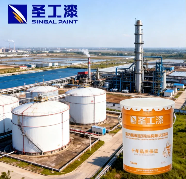 WCB Solvent-Based Outdoor Fireproof Intumescent Coating for Steel Structure — Acrylic