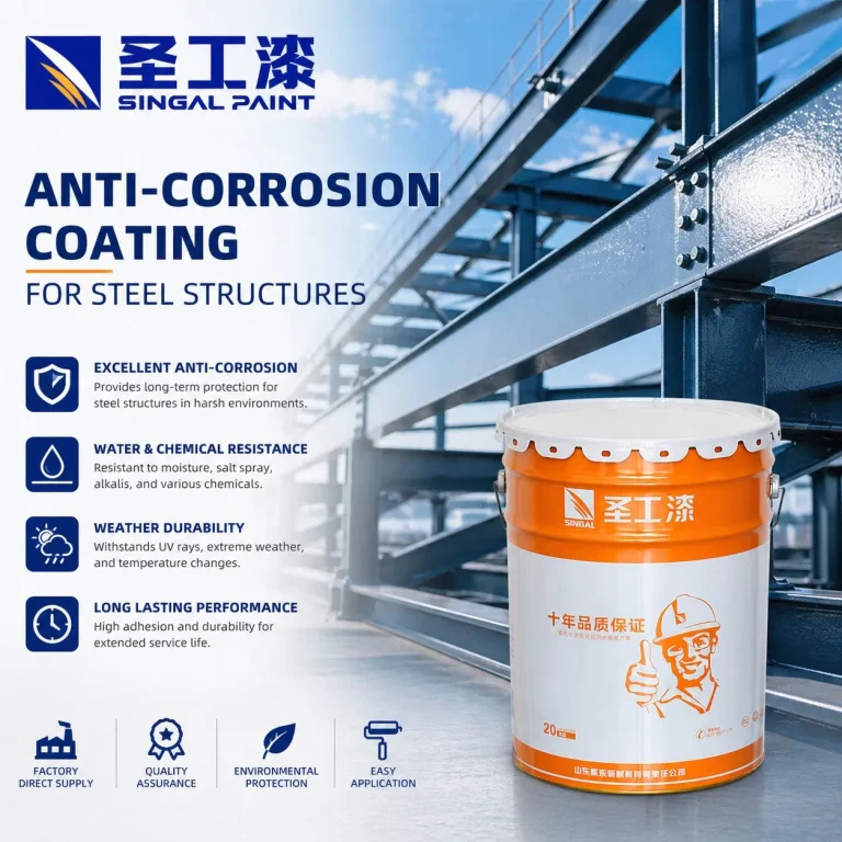 WCB Durable Outdoor Intumescent Coating (Oil-Based) for Steel Protection — Solvent-based Fireproof Coating