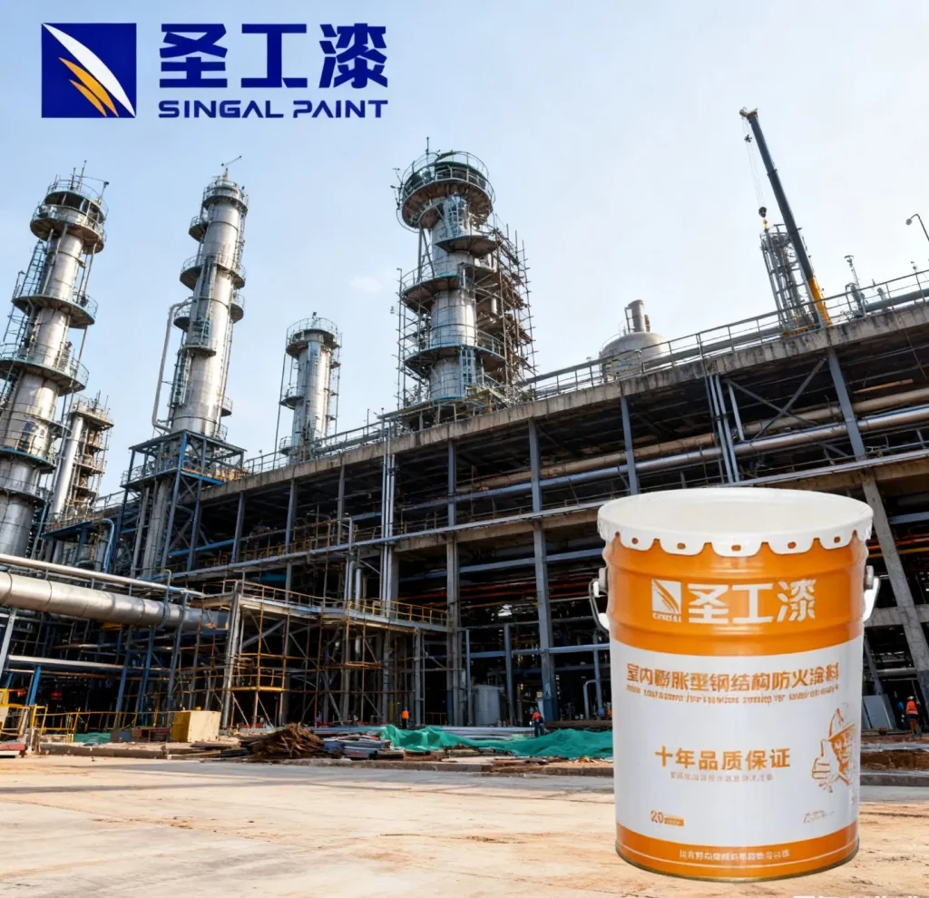 WCB Outdoor Intumescent Fireproof (oil-based) Coating for Steel Structure — Solvent-based