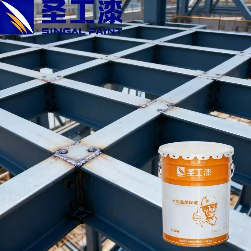 FD-H001 The Two-Component Epoxy Zinc-Rich Primer Is Made with Epoxy Resin as The Base Material, Combined with Zinc Powder, Ferrophosphorus Powder and Anti-Rust Additive