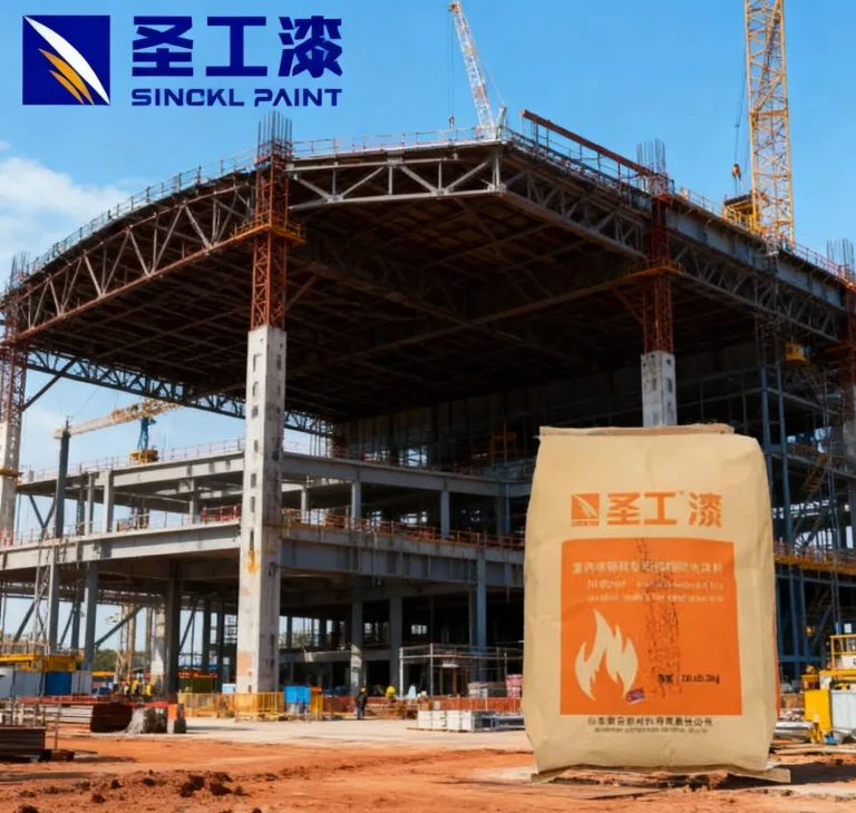 NH Low Voc Indoor Thick Non-Intumescent Fire Retardant Fireproof Coating for Steel Structures