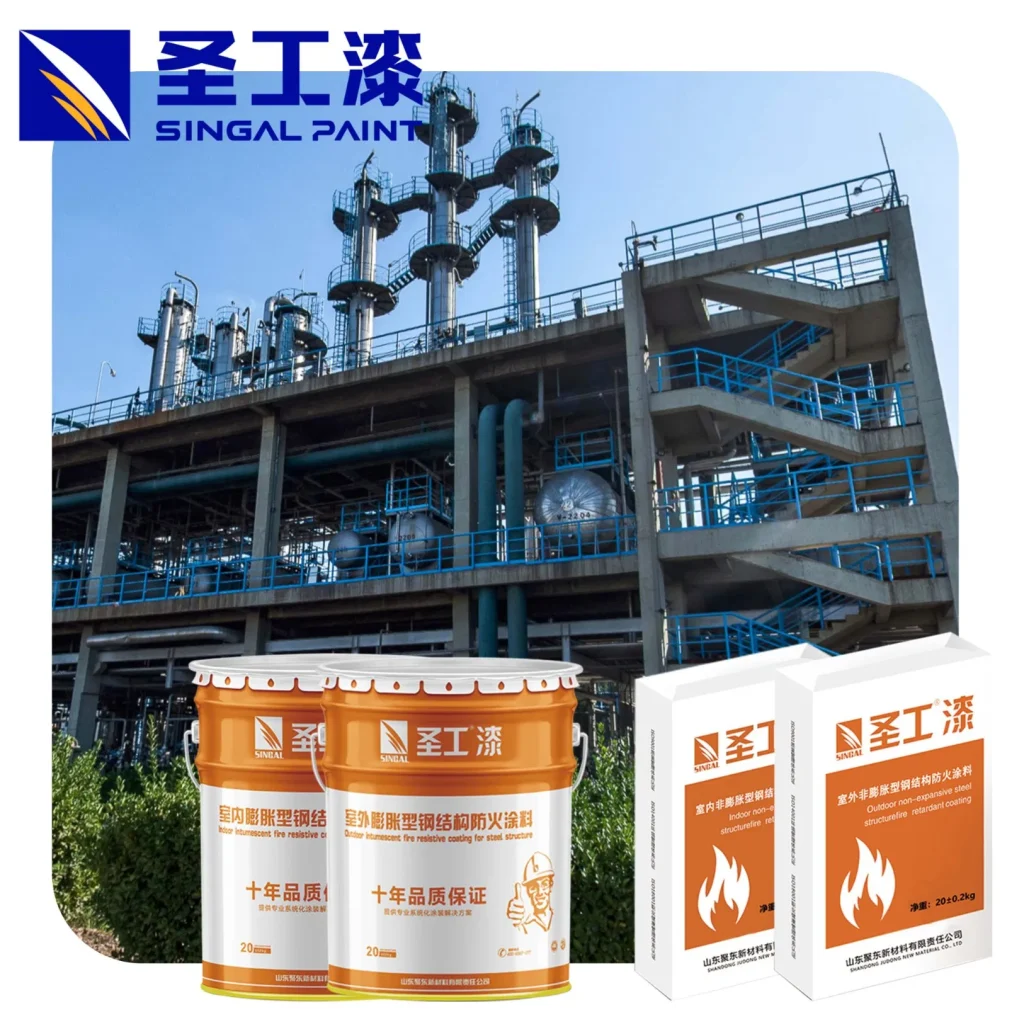 WCB Fire Proof Paint for Steel Fire Retardant Spray Foam — Outdoor Solvent-based Acrylic Intumescent