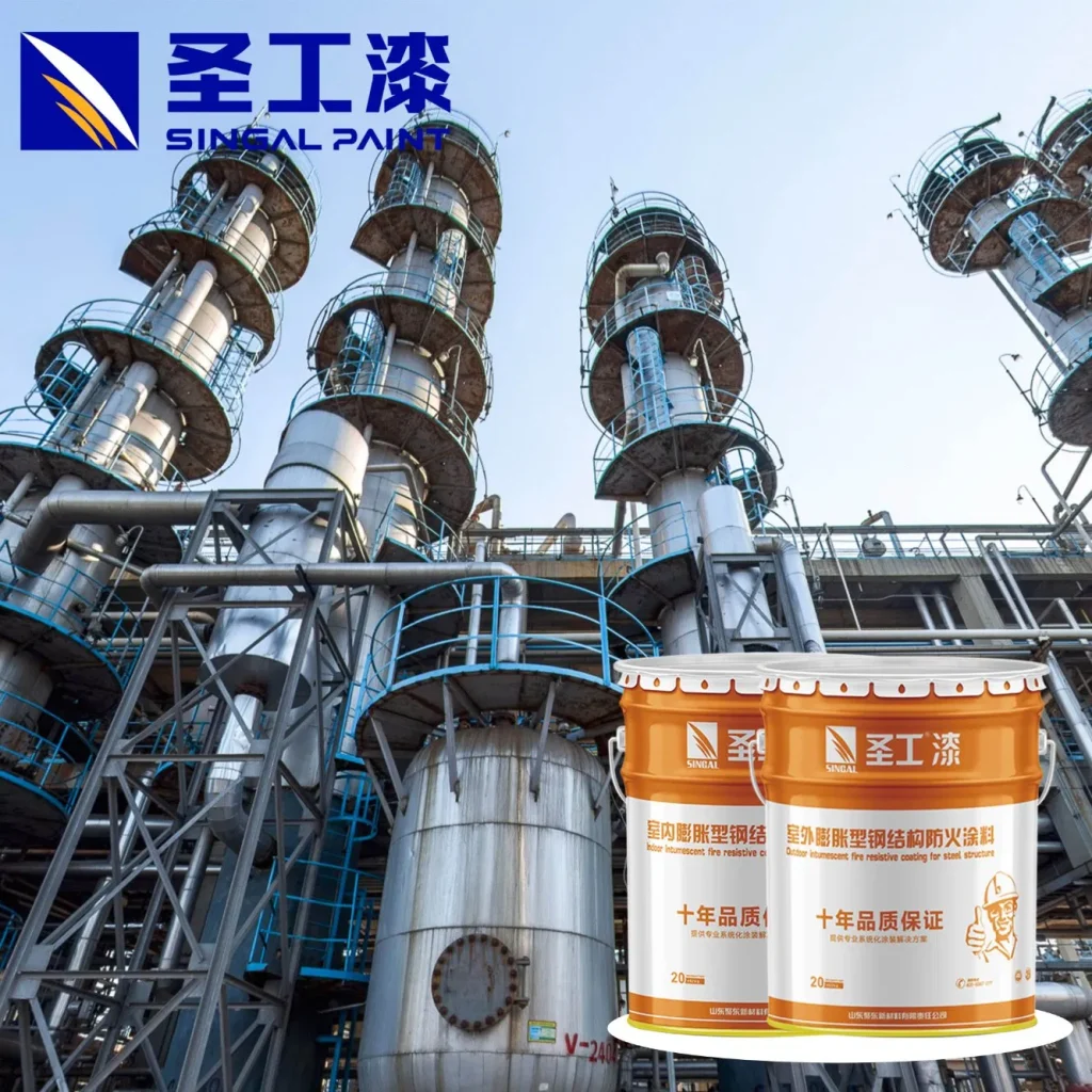 NB-1 Fire Resistant Paint for Metal Clear Fire Retardant Paint — Indoor Water-based Acrylic Intumescent
