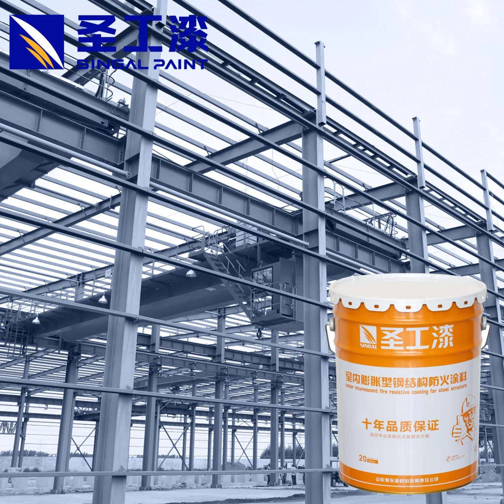 WB Fireproof Coating Acrylic Paint for Outdoor and Outdoor Use — Water-based Intumescent