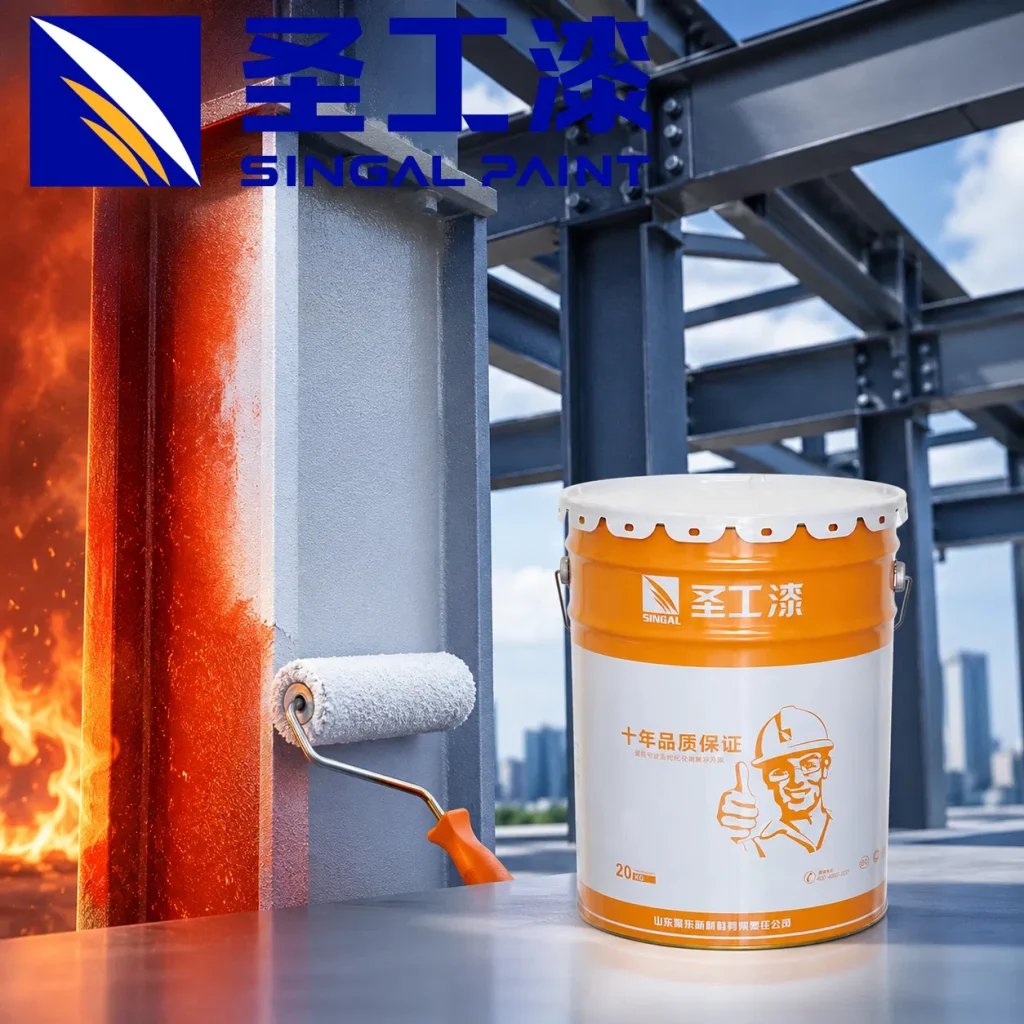 NB-1 Fire Retardant Paint for Humidity Levels up to 85% — Indoor Water-based Acrylic Intumescent