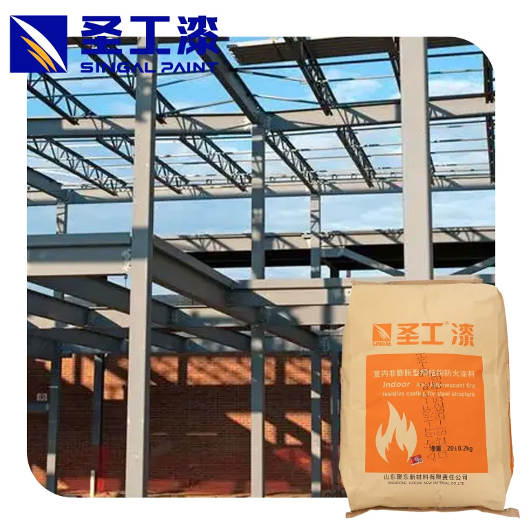 WH Fire Retardant Paint for Industrial Steel Structure Protection Coating — Water-based Non-intumescent