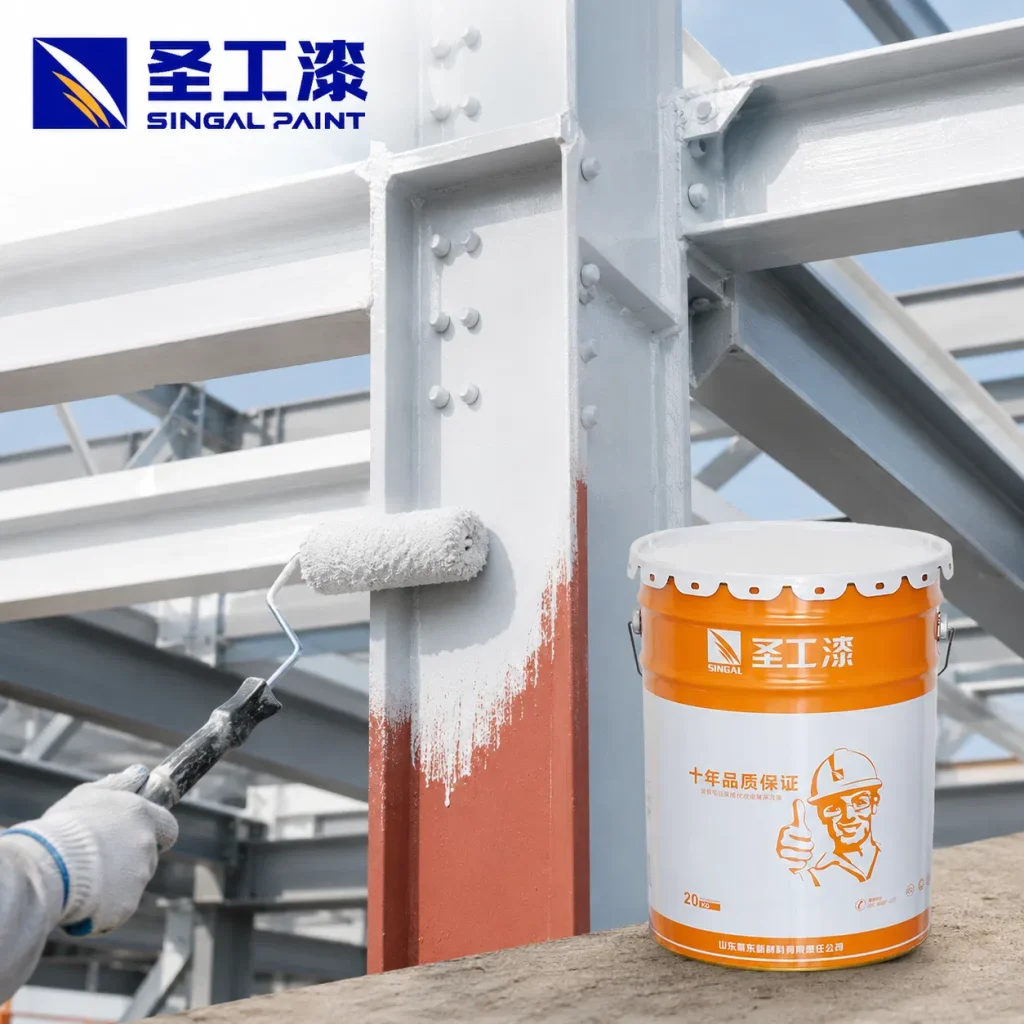 WCB Durable Outdoor Ultra-Thin Intumescent Fireproof Coating for Steel Structures — Solvent-based