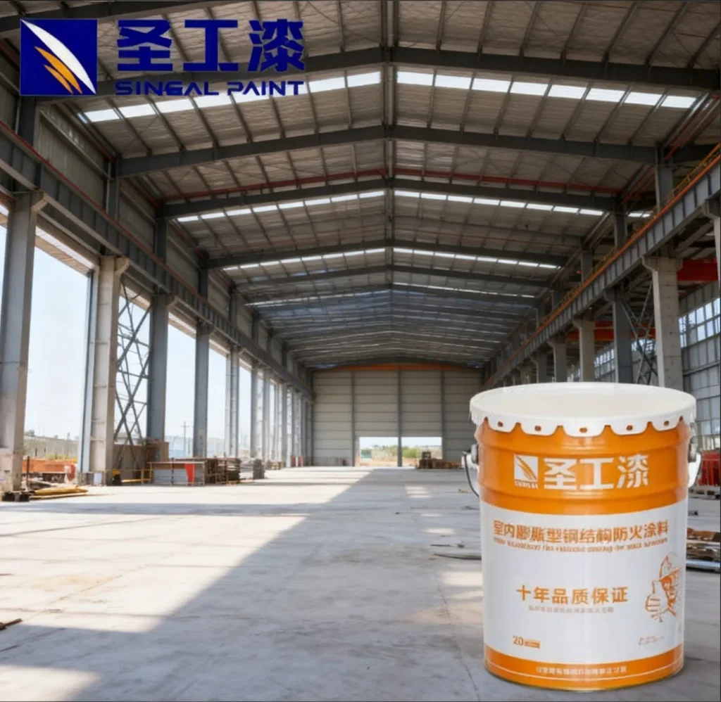 NB-1 Indoor Waterborne Ultra-Thin Intumescent Fire-Resistive Fireproof Coating for Steel Structures — Water-based Acrylic