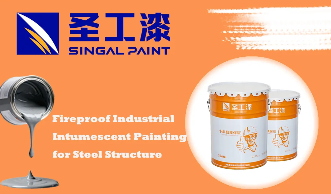 WB Fireproof Industrial Intumescent Painting for Steel Structure — Outdoor Water-based Acrylic