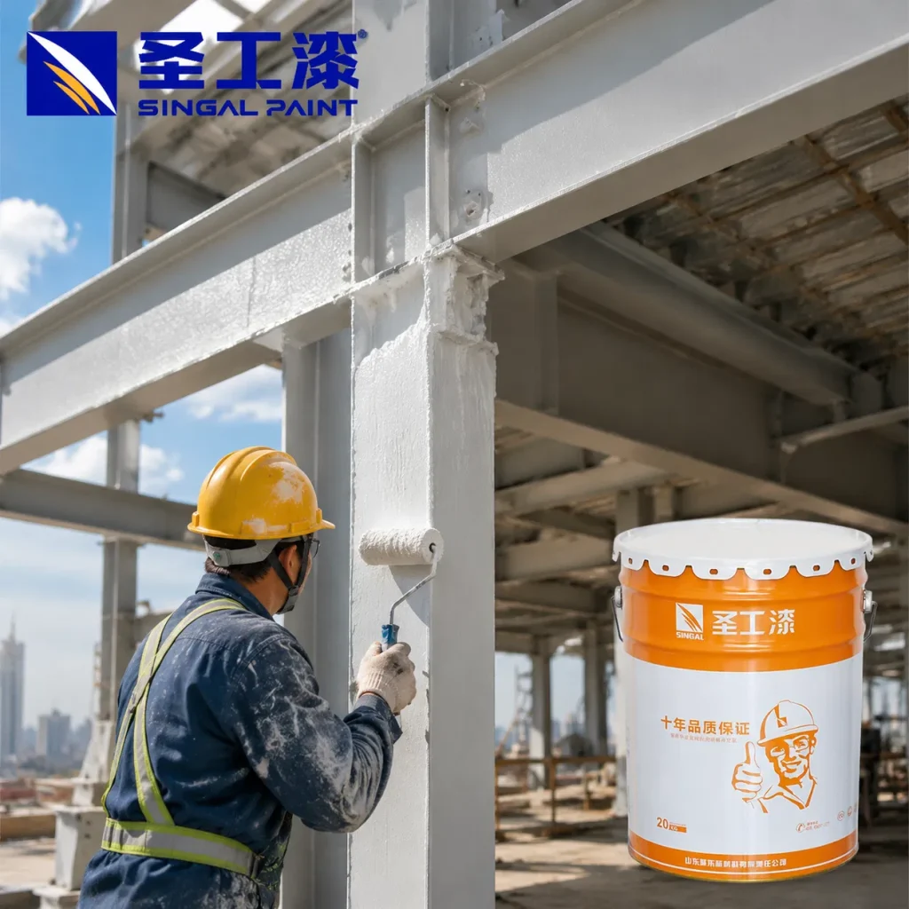 FD-H001 Epoxy Zinc Rich Primer Paint: Perfect for Brush and Airless Spray