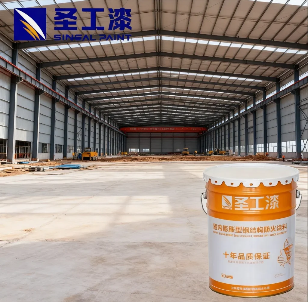 NB Waterborne Intdoor Intumescent Fire-Retardant Coating for Steel Structure — Indoor Water-based Acrylic
