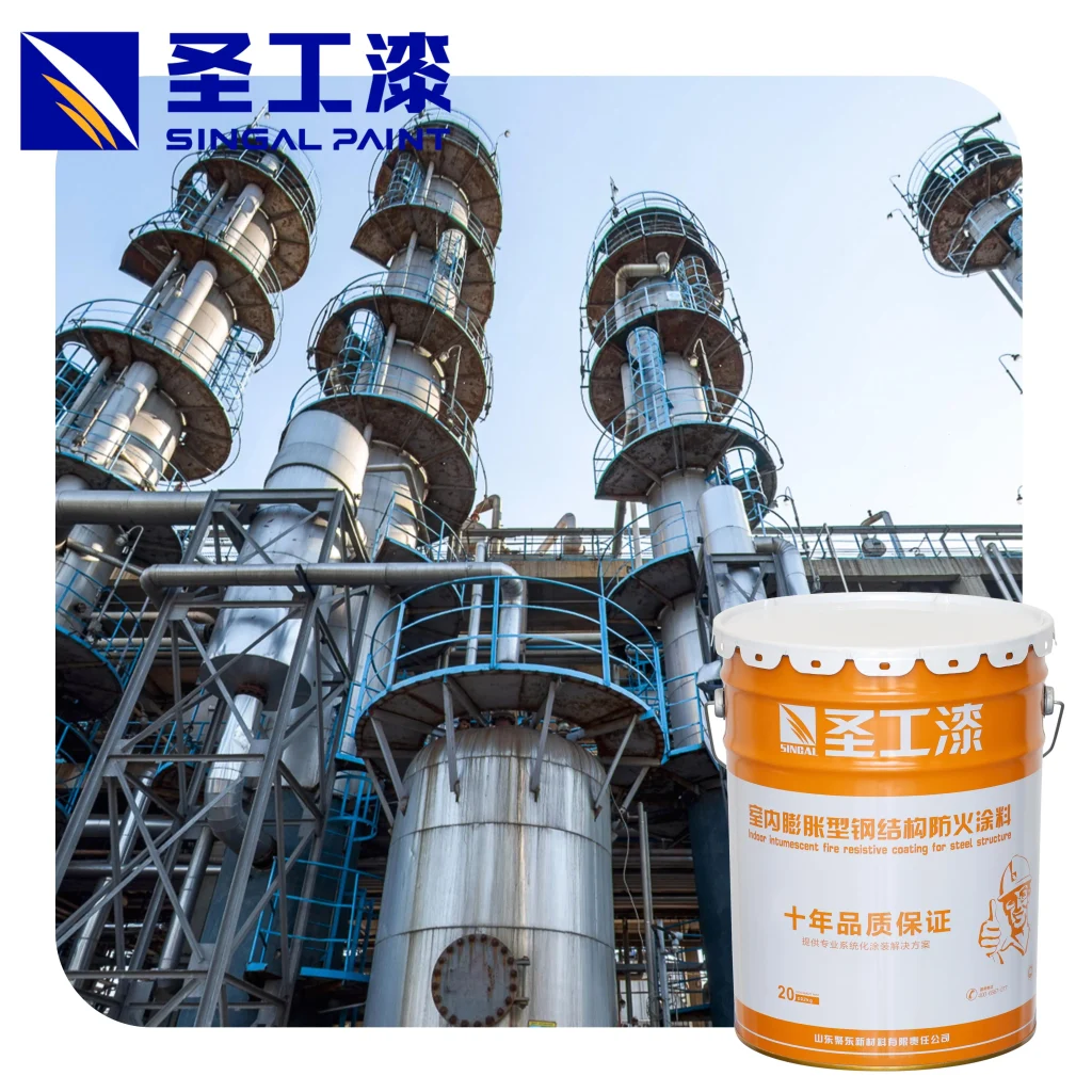 WB Fireproof Coating Acrylic Paint for Temperature Control — Outdoor Water-based Intumescent
