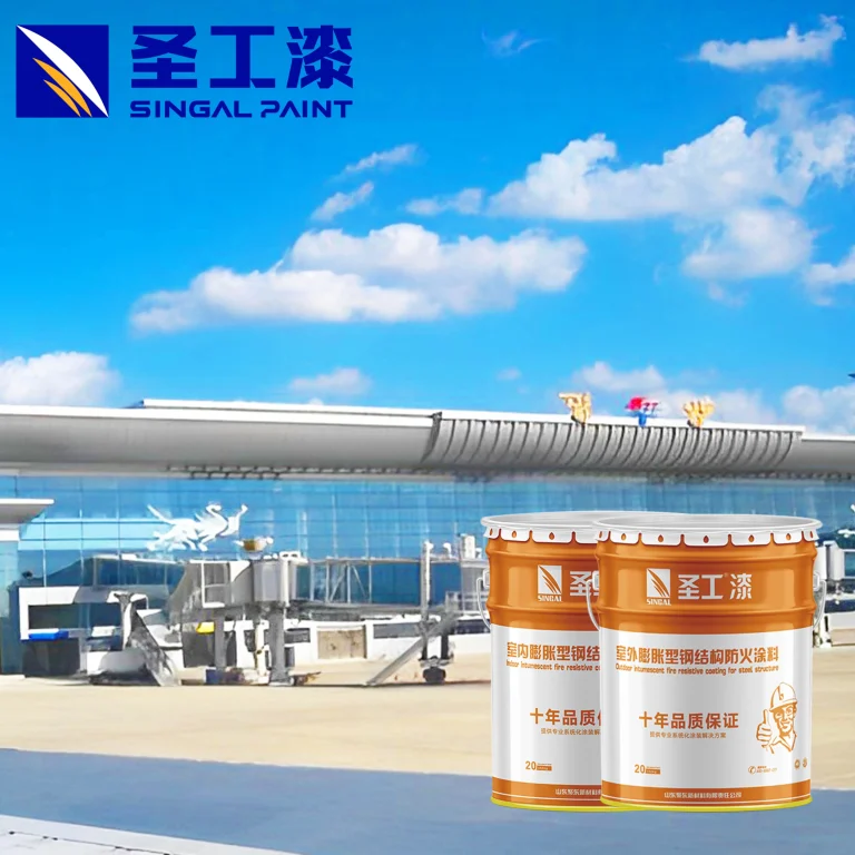 NB Fire Proof Paint for Metal Fireproof Paint for Interiors — Indoor Water-based Acrylic Intumescent