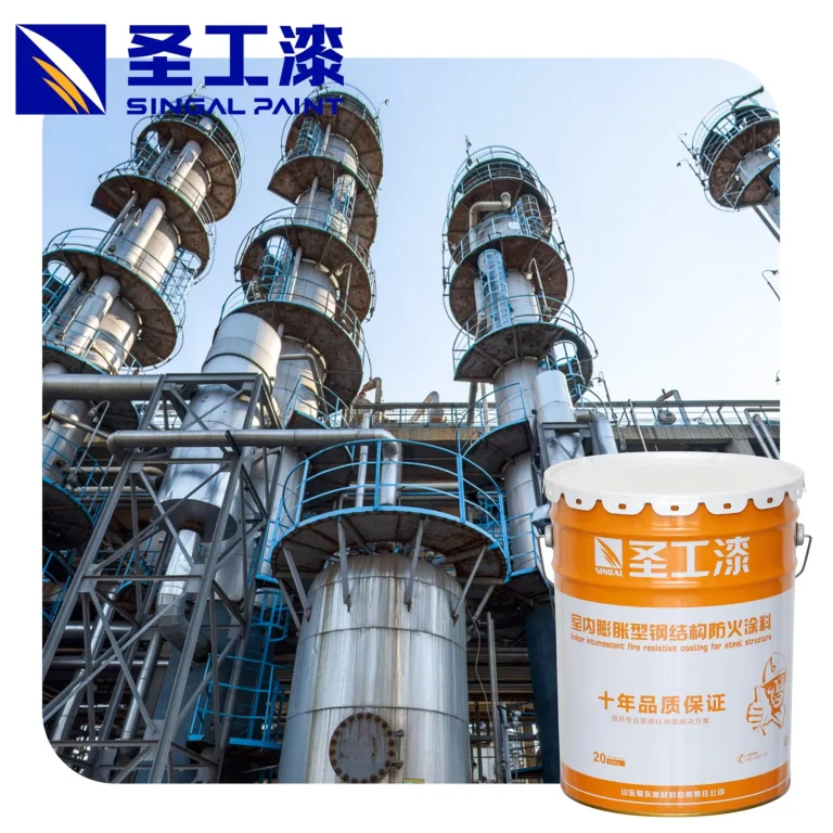 WCB Petromechanical Industrial Painting Insulation Wall Paint Flame Retardant Paint — Outdoor Solvent-based Acrylic Intumescent Fireproof Coating