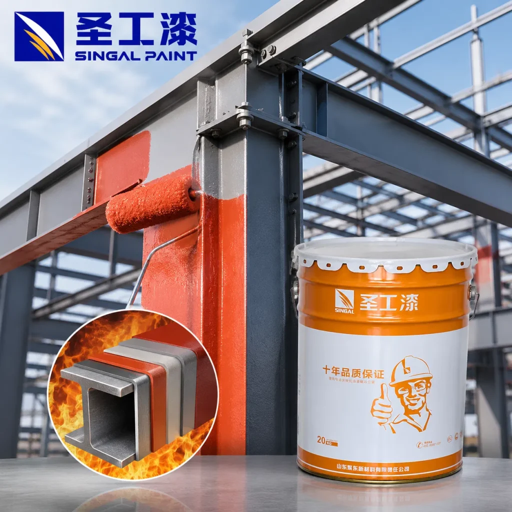 NB-1 Quality Fire Retardant Paint for Varied Temperature Ranges — Indoor Water-based Acrylic Intumescent