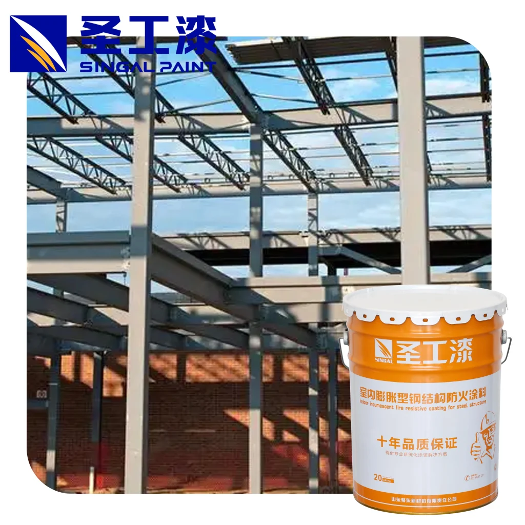 WB Customizable Fireproof Coating Acrylic Paint for Unique Projects — Outdoor Water-based Intumescent
