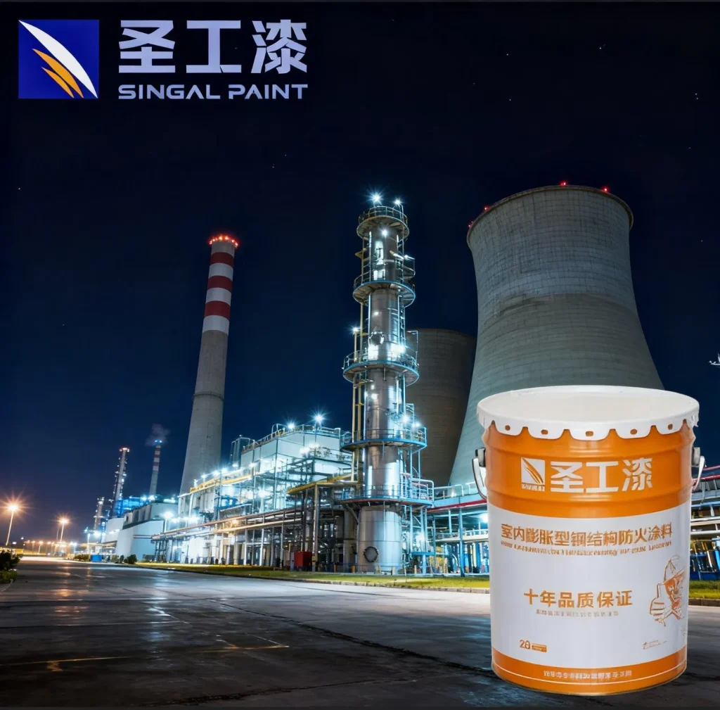SGHY Epoxy Intumescent Two-Component Fire-Resistive Fireproof Coating for Steel Structures