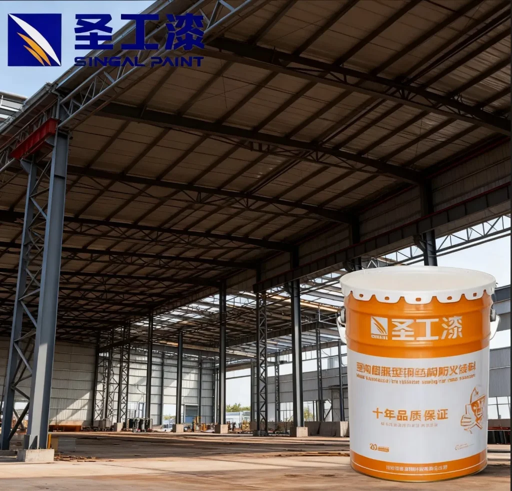 NB Indoor Water Based Intumescent Fire Proof Coating for Steel Sructure Use — Acrylic Fireproof Coating