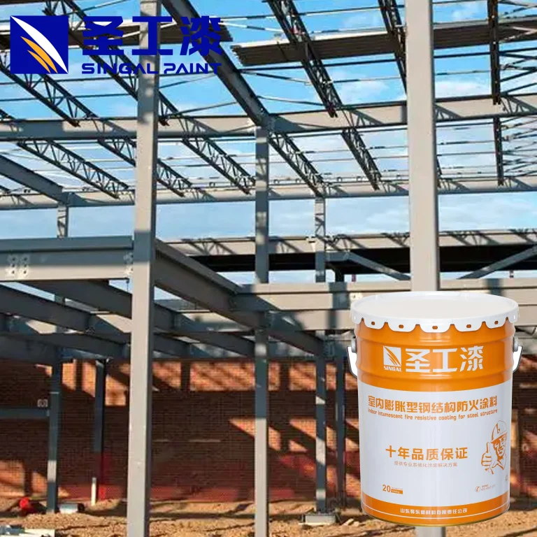 WB Weather-Resistant Fireproof Coating Acrylic Paint for Outdoor Projects — Water-based Intumescent