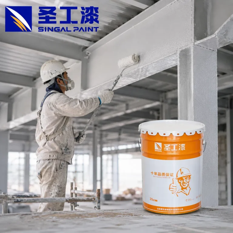 WCB Intumescent Fireproof Coating for Durable Outdoor Steel Structures — Solvent-based